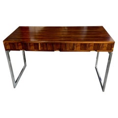 1970's Rosewood and Chrome Desk