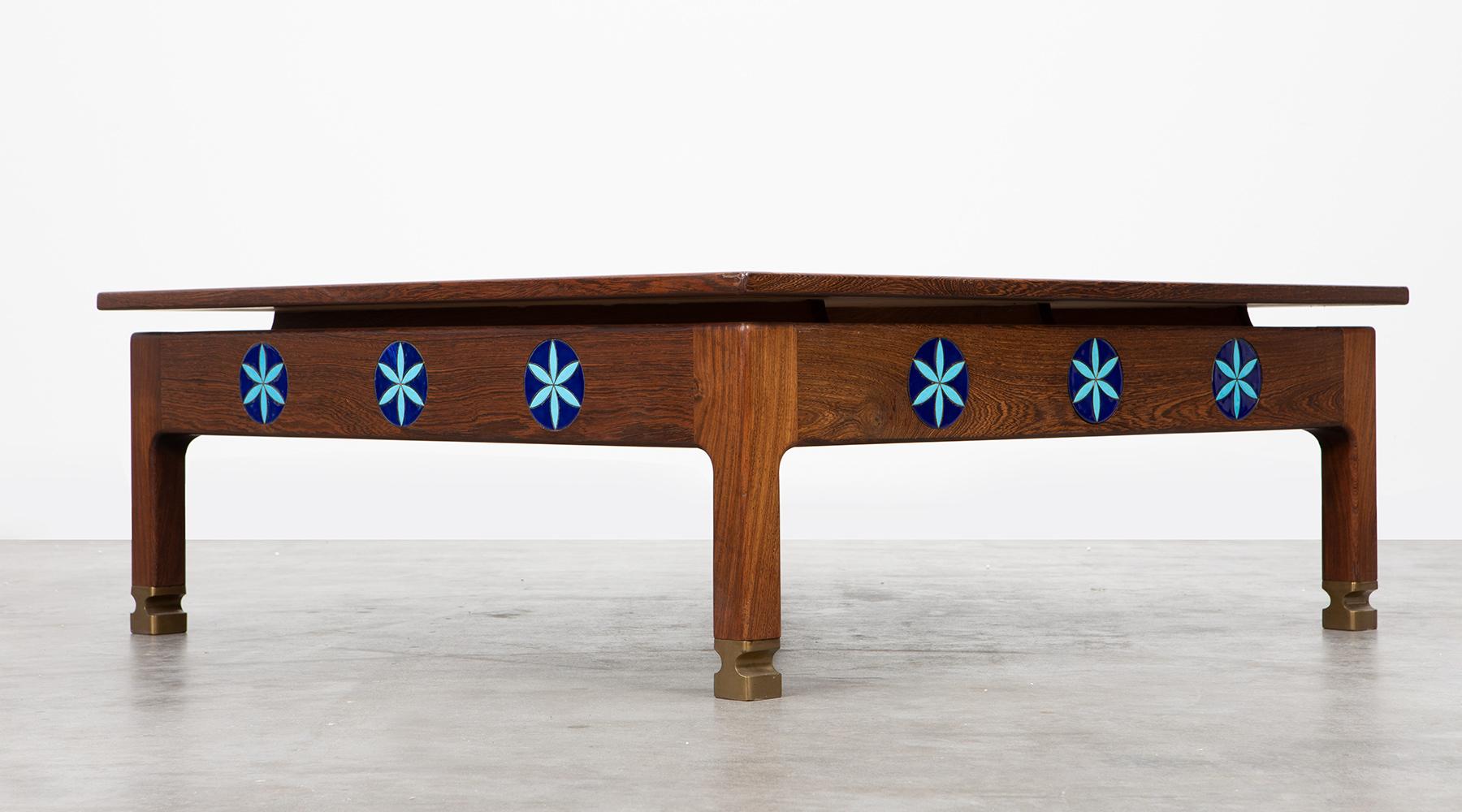 1970s Rosewood Coffee Table by Ib Kofod Larsen For Sale 1