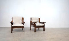 1970's rosewood Italian lounge chairs