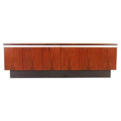 Retro 1970s Rosewood Record Cabinet Designed by Jan Ole Ertzeid for Bruksbo, Norway