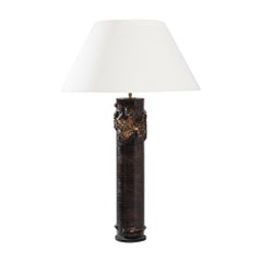 1970er Rotogravur-Tischlampe