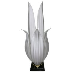1970s Rougier Floriform Lamp