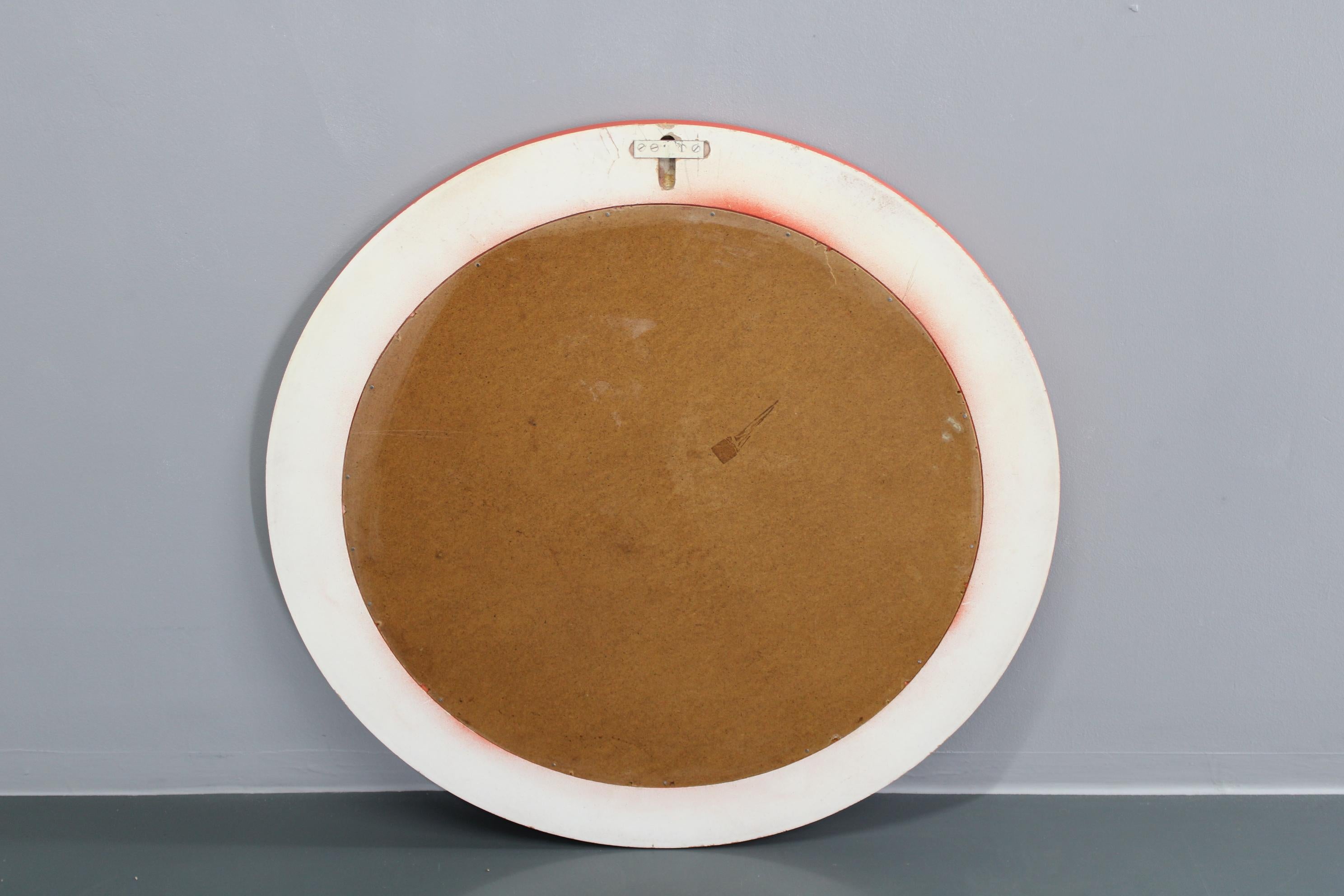 1970s Round Italian Mirror For Sale 3
