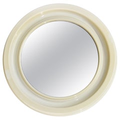 1970s Round Mirror , Italy