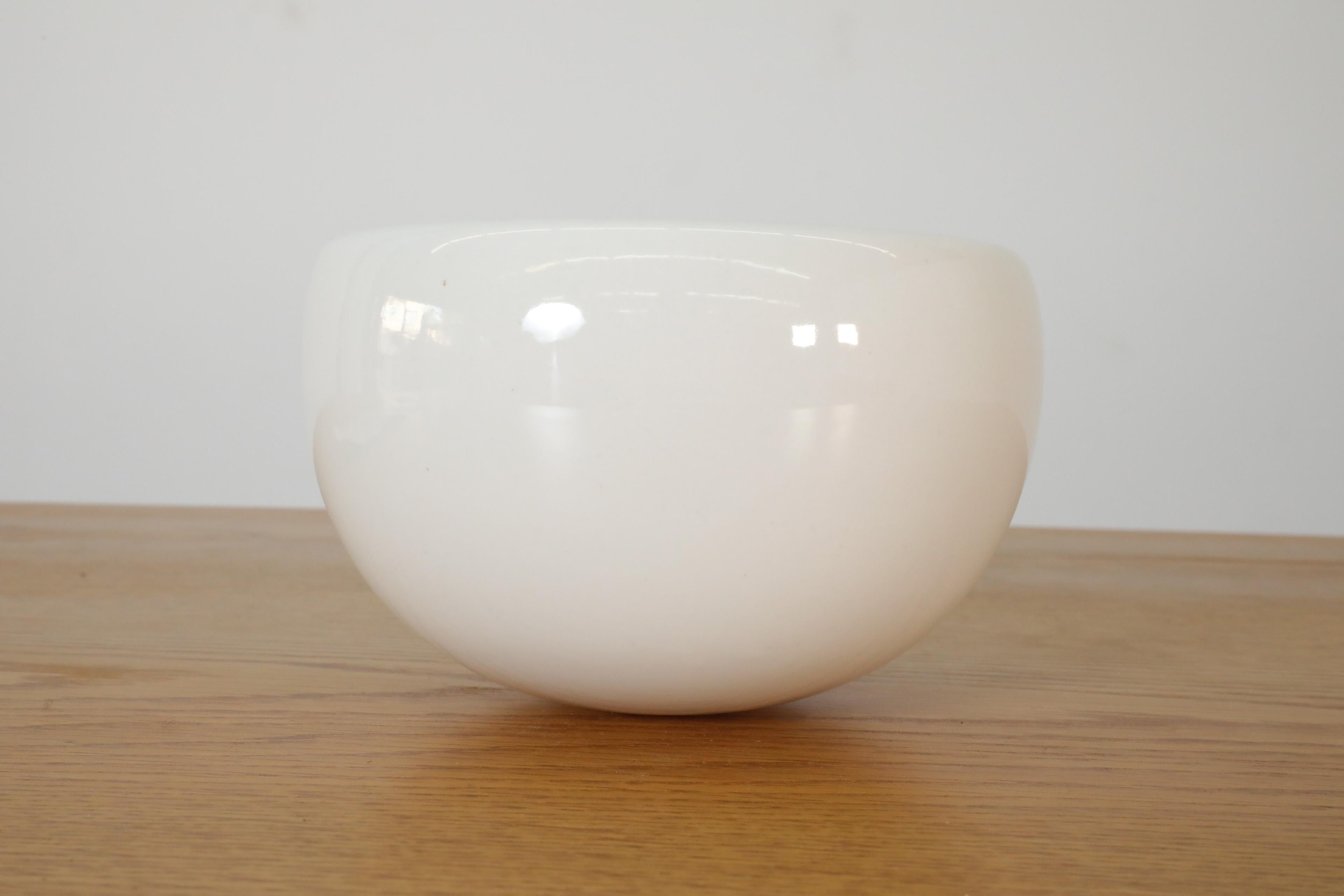 Posacenere rotondo in ceramica ROX Sicart rosso e bianco, anni '70, nuovo in scatola in vendita 11