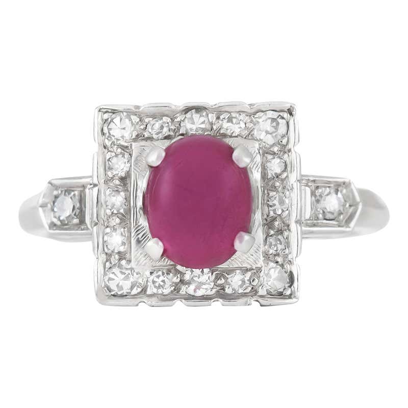 1970s Diamonds and Rubies Ring For Sale at 1stDibs
