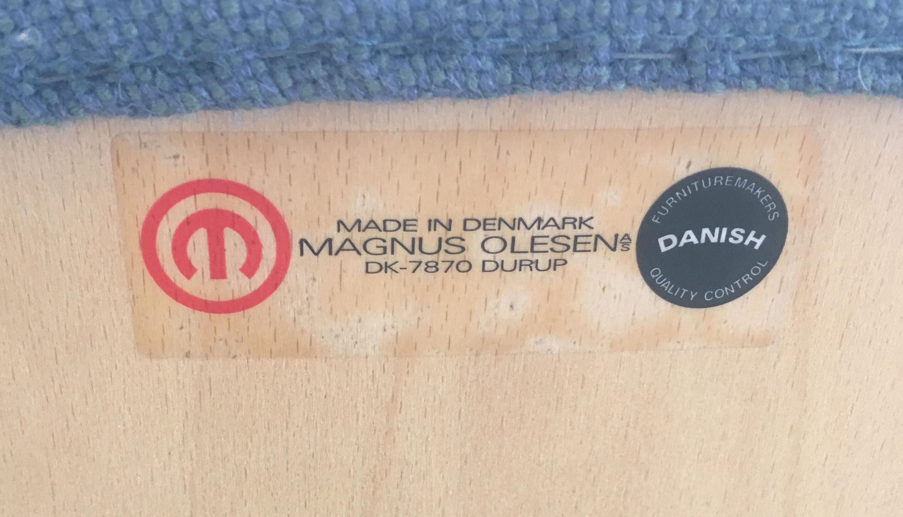 Banc mural à deux places Rud Thygesen et Johnny Sørensen, années 1970 Bon état - En vente à Knebel, DK