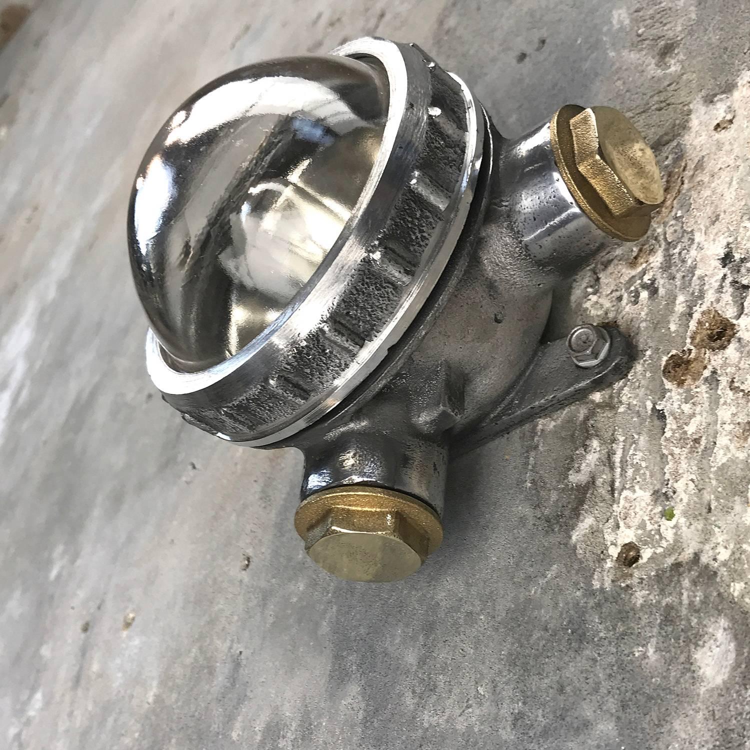 Reclaimed from Russian cargo ships built during the 1970s these micro spot lights are a very versatile lighting solution for domestic and commercial environments.

They work extremely well as feature wall lights where space may be limited, foot