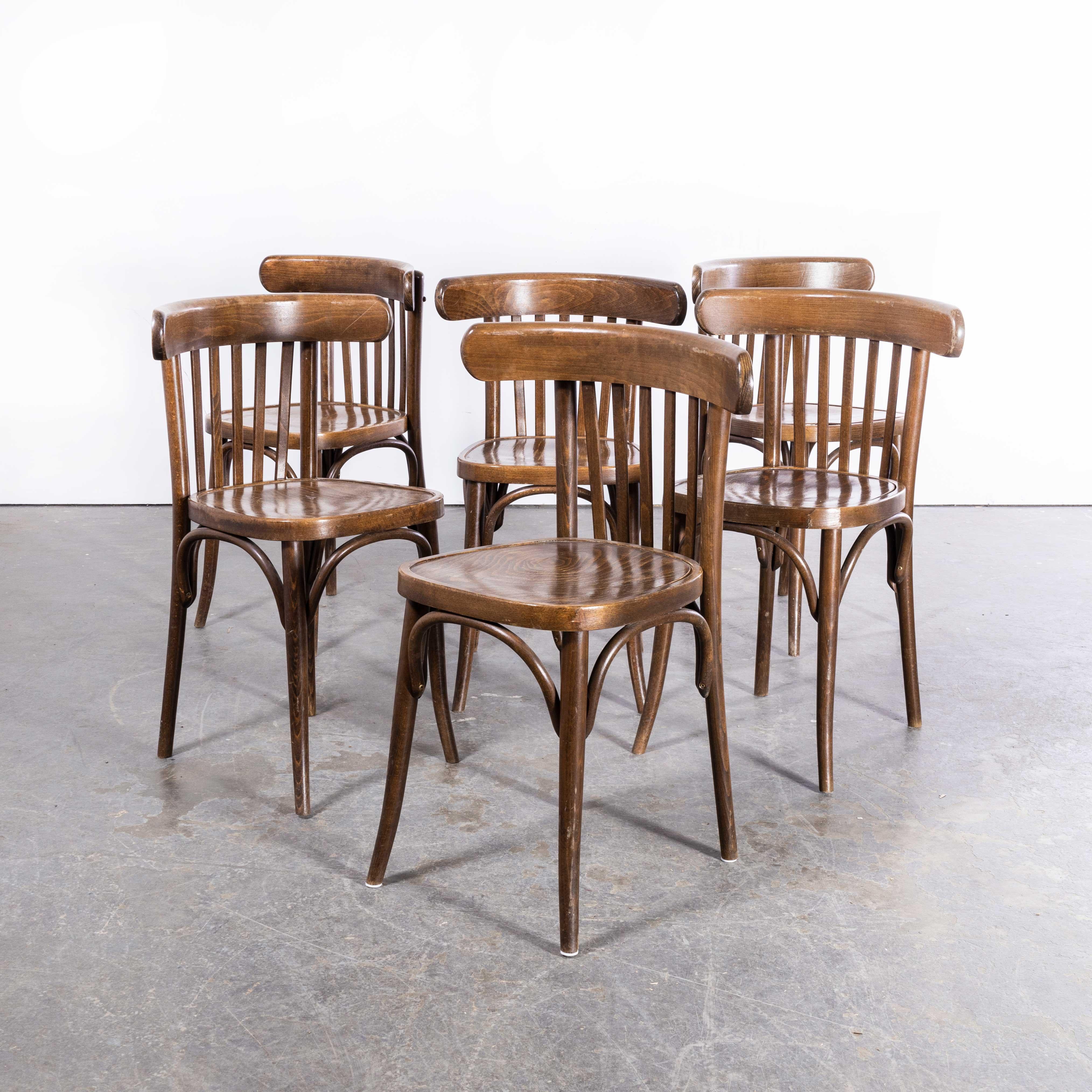 1970s Saddle Back Bentwood Dining Chair, Set of Six In Good Condition In Hook, Hampshire