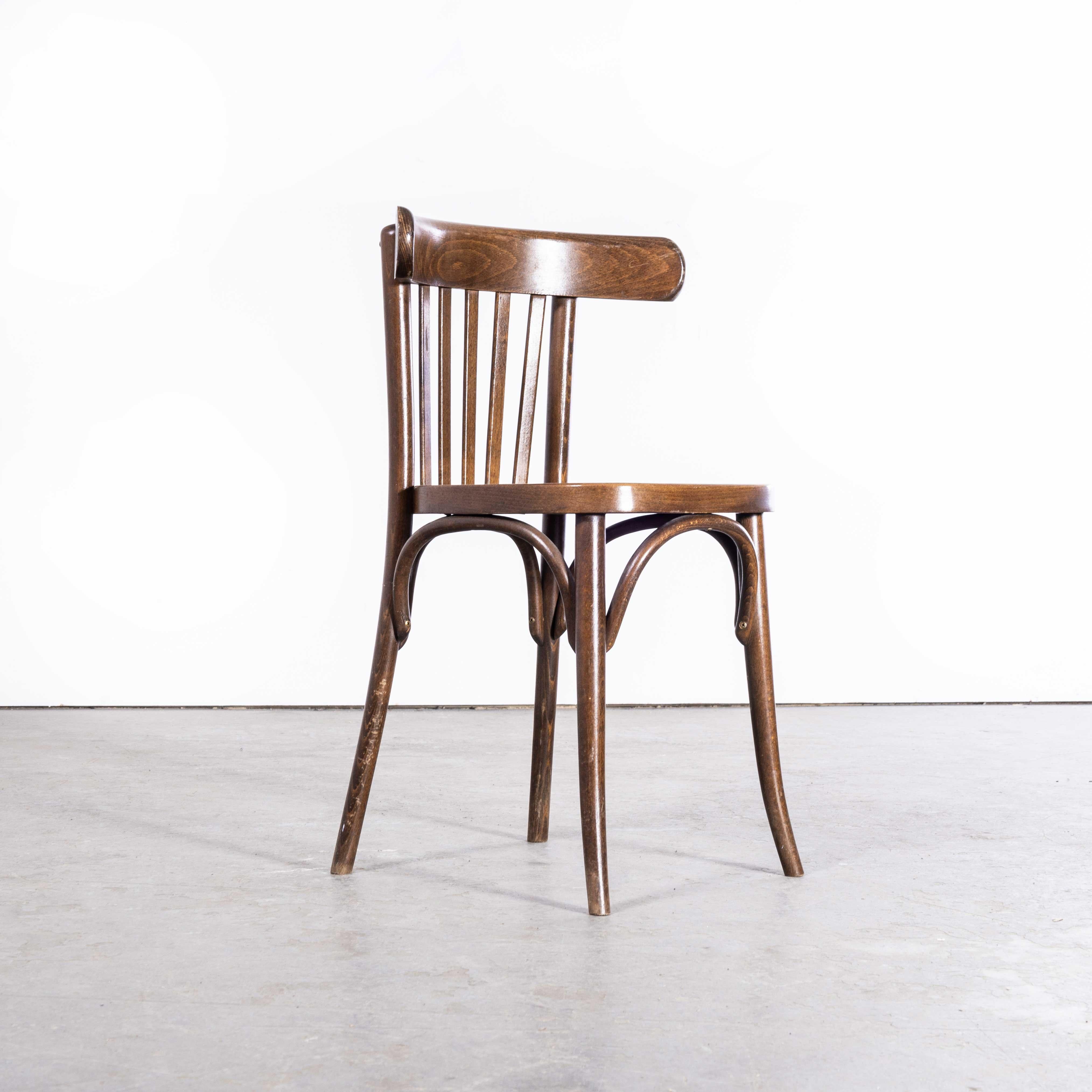 1970s Saddle Back Bentwood Dining Chair, Set of Six 3