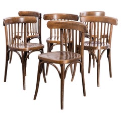 1970 Saddle Back Bentwood Dining Chair, Set of Six