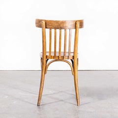 1970’s Saddle Back Bentwood Dining Chair – Set Of Twelve
