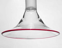 1970s "Samanta" Roberto Pamio Leucos Italian Design Murano Glass Ceiling Lamp
