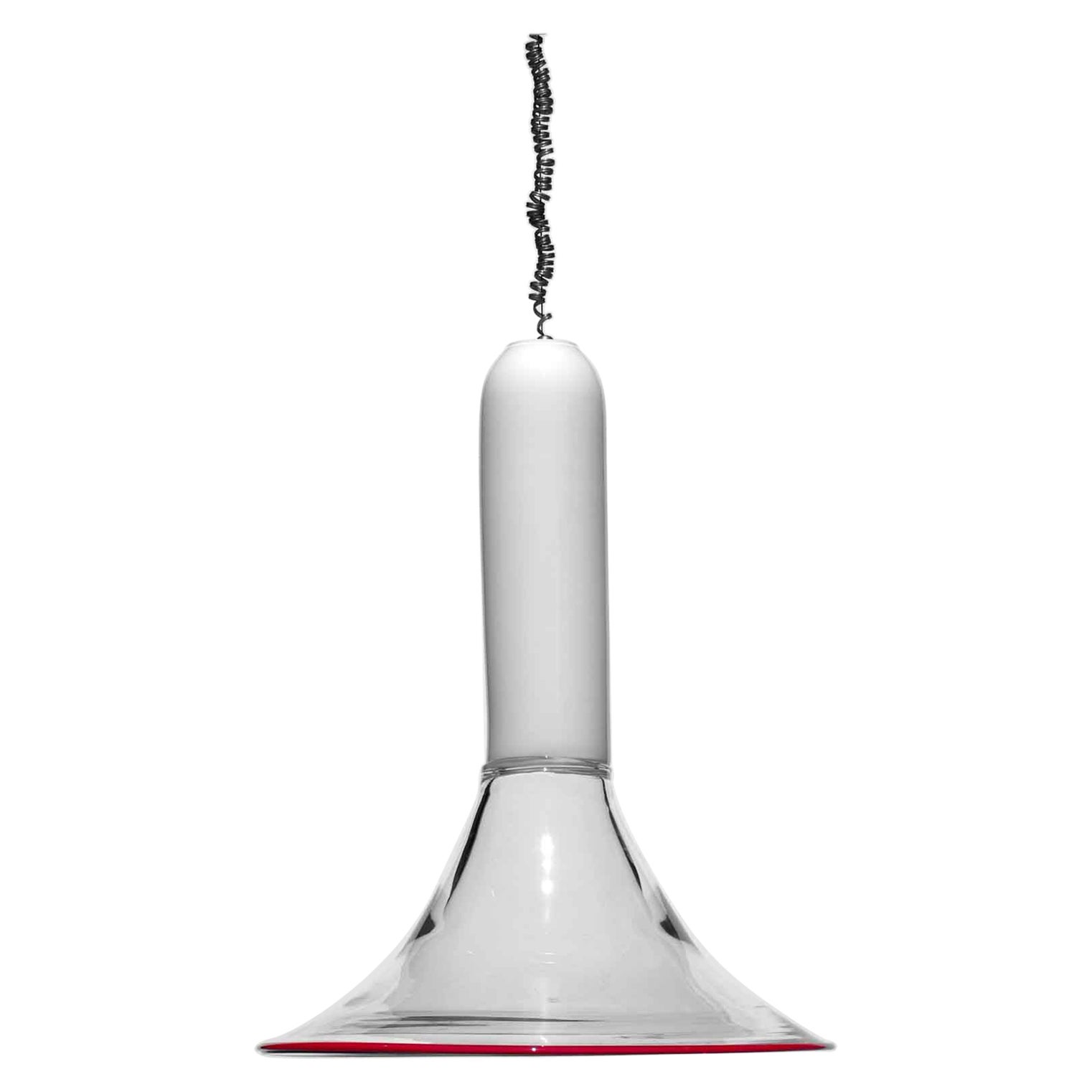 Deckenleuchte „Samanta“ aus Muranoglas im italienischen Design von Roberto Pamio Leucos, 1970er Jahre
