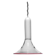 1970s "Samanta" Roberto Pamio Leucos Italian Design Murano Glass Ceiling Lamp