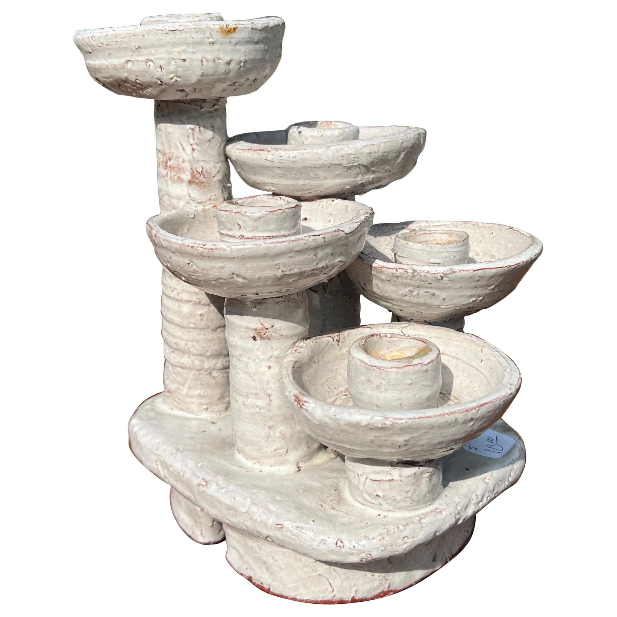 1970’s Sandpiper Grove 5 Light Candlebra Signed by Artist Mary Grabill