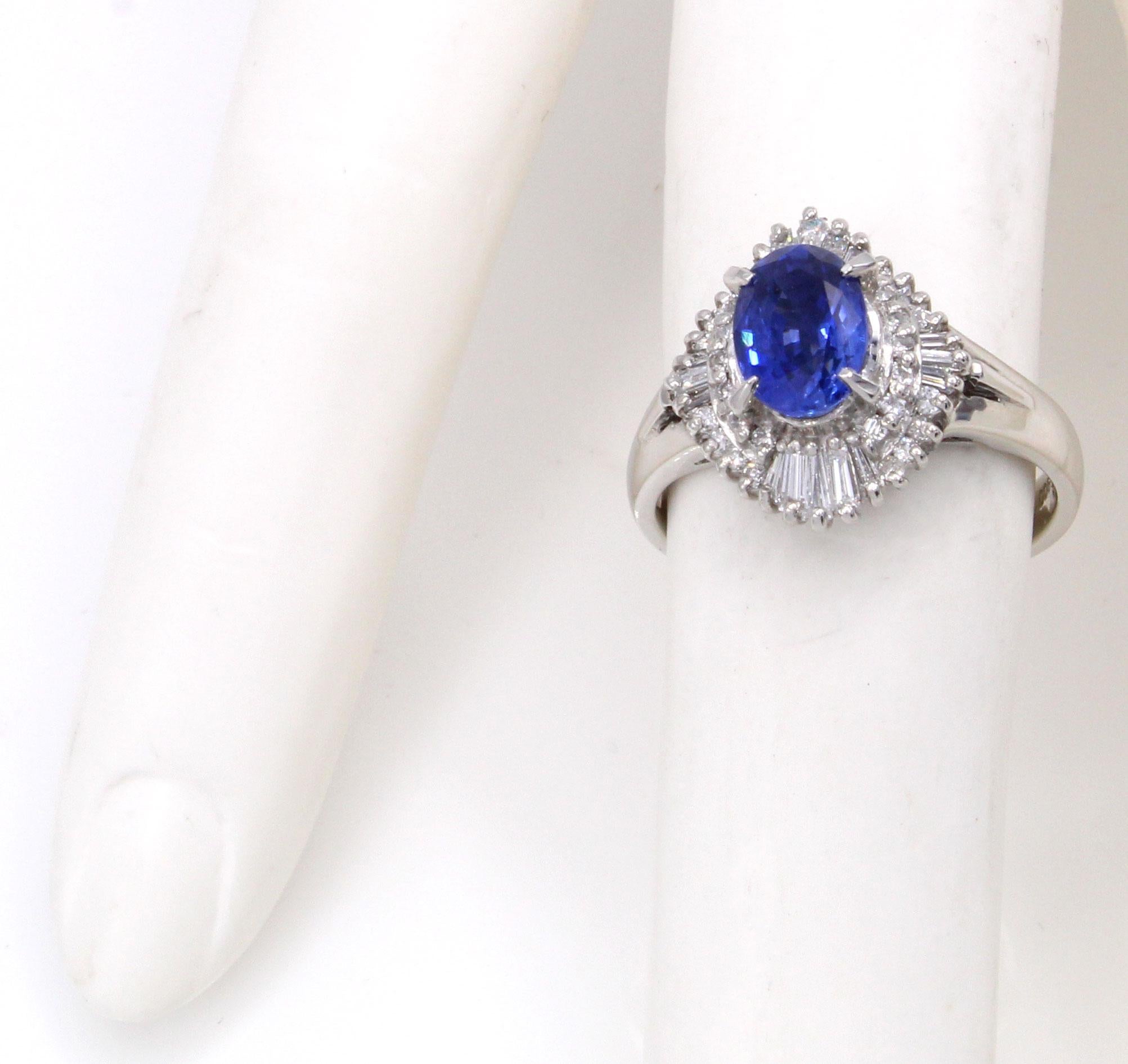 sapphire gold ring vintage