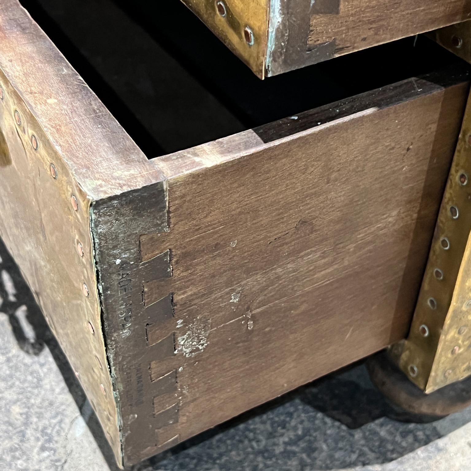 1970s Sarreid Ltd Brass Chest of Drawers Spain For Sale 6