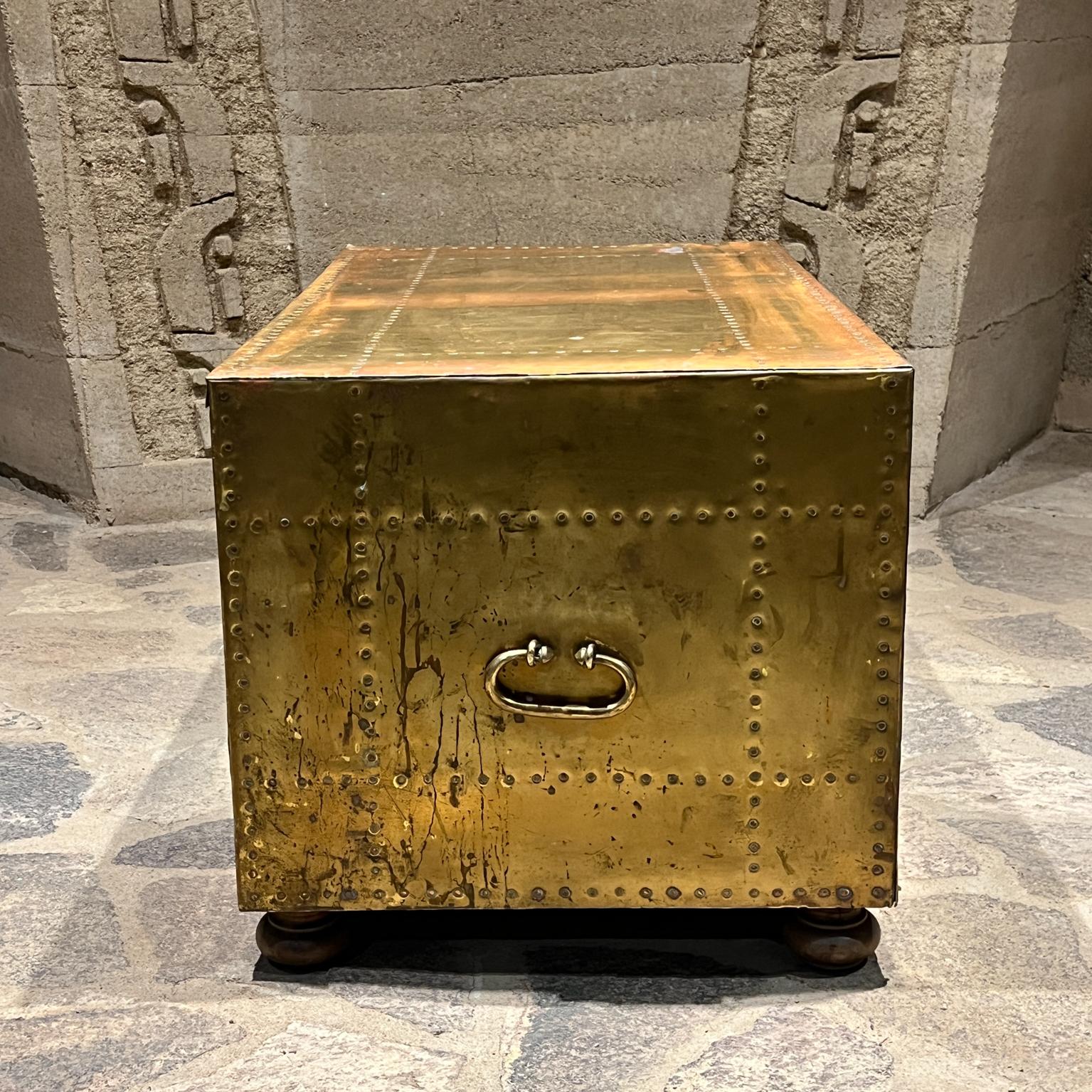 1970s Sarreid Ltd Brass Chest of Drawers Spain For Sale 2