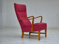 1970s, Scandinavian chair, original very good condition, ash wood.