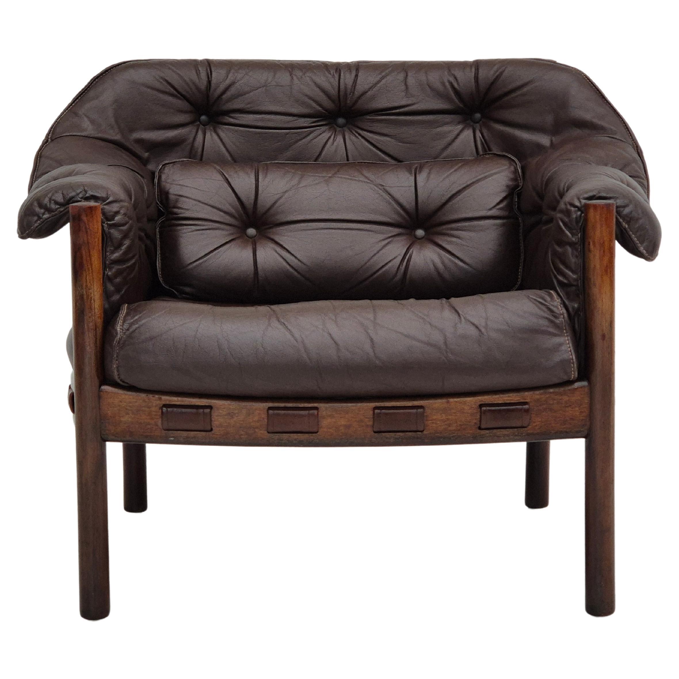 1970s, Scandinavian design by Arne Norell, lounge chair, original condition.