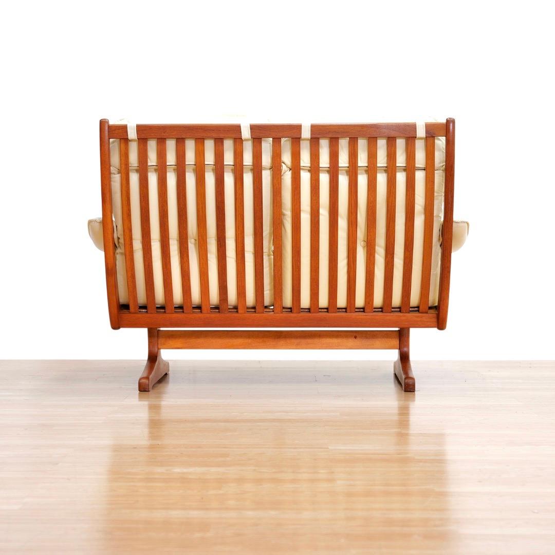 1970s Scandinavian Design Leather Sofa Set by Soda Galvano for Lied Mobler en vente 8