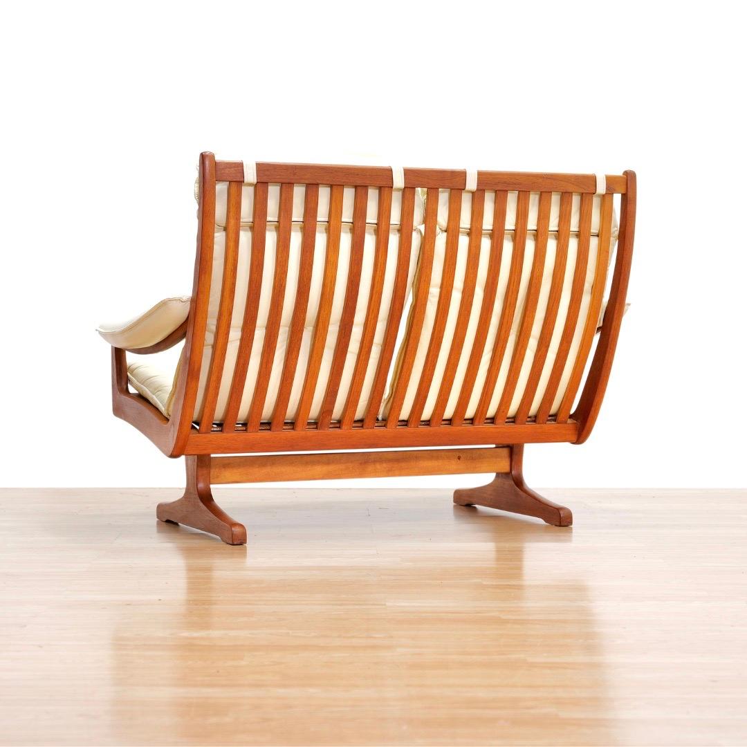 1970s Scandinavian Design Leather Sofa Set by Soda Galvano for Lied Mobler en vente 9