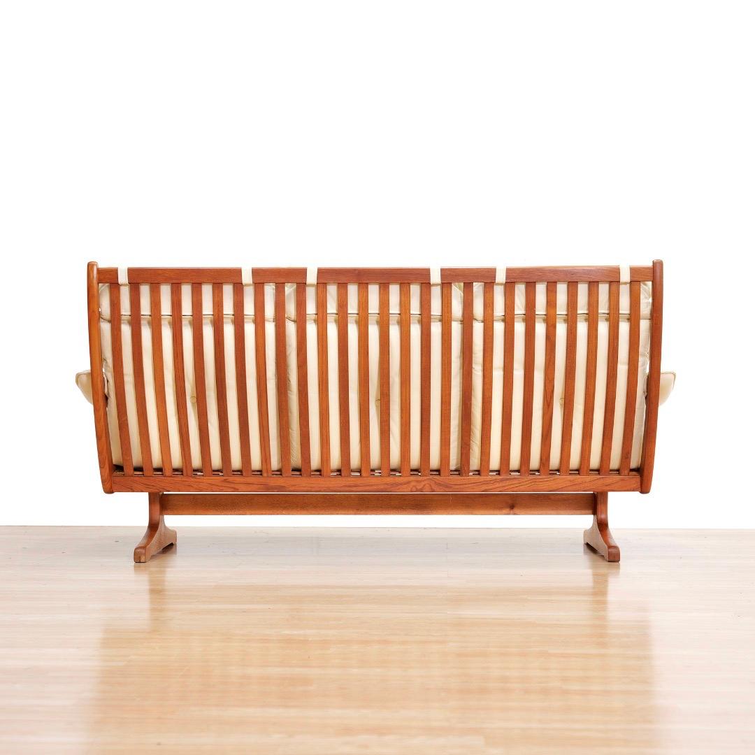 Cuir 1970s Scandinavian Design Leather Sofa Set by Soda Galvano for Lied Mobler en vente