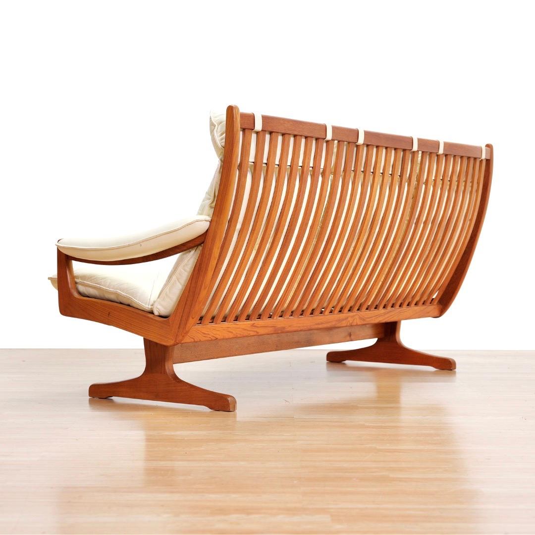 1970s Scandinavian Design Leather Sofa Set by Soda Galvano for Lied Mobler en vente 1