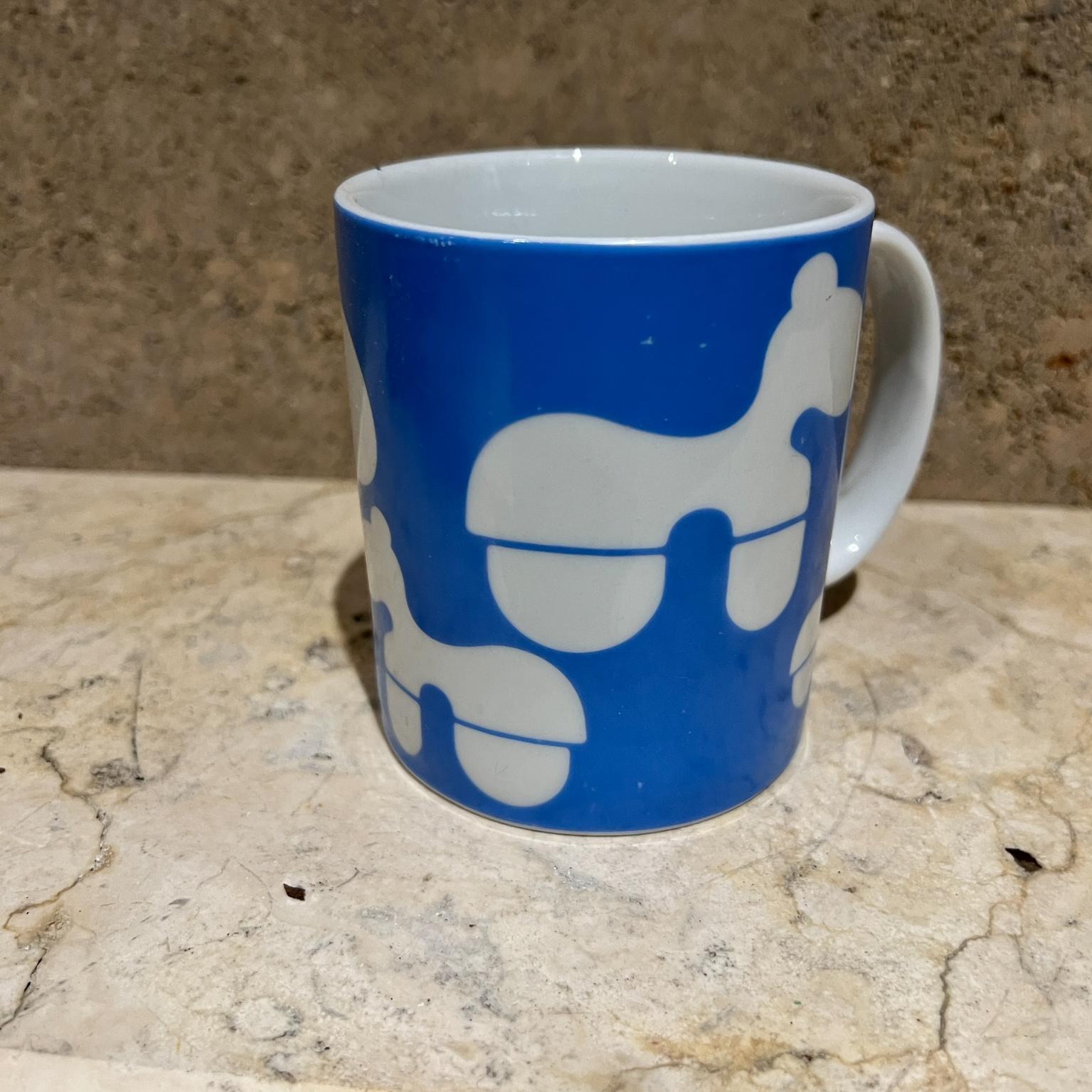 1970s Eero Aarnio Blue Pony Coffee Mug Finland 2