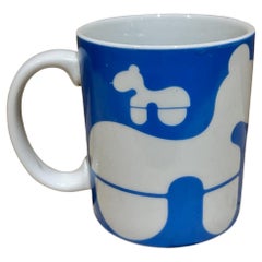 1970s Eero Aarnio Blue Pony Coffee Mug Finland