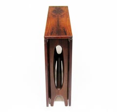 Mesa de comedor extensible Rio Rosewood escandinava de los años 70, de Bendt Winge