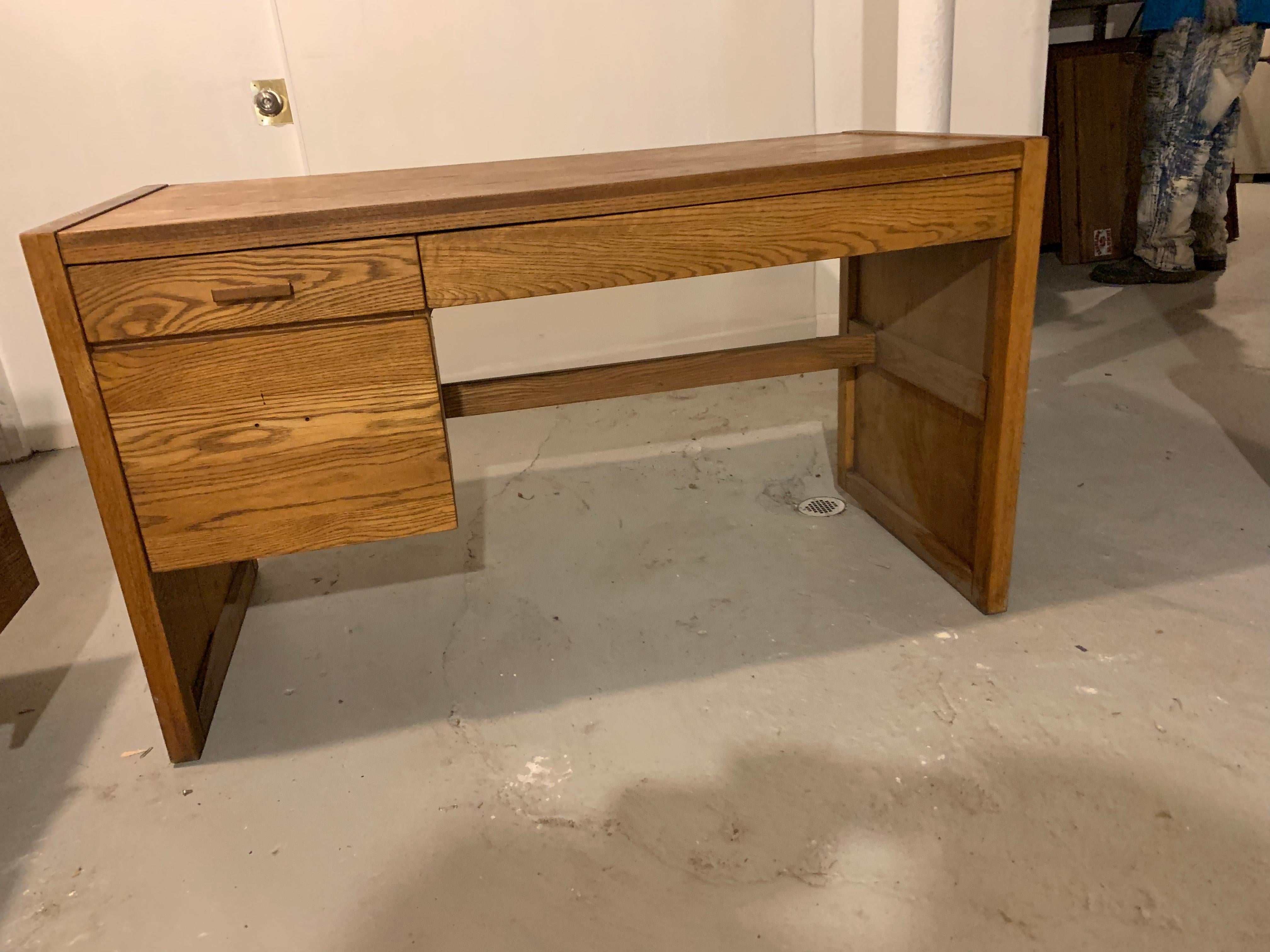 Hand-Crafted 1970s Scandinavian Modern Conant Ball Writing Desk  For Sale