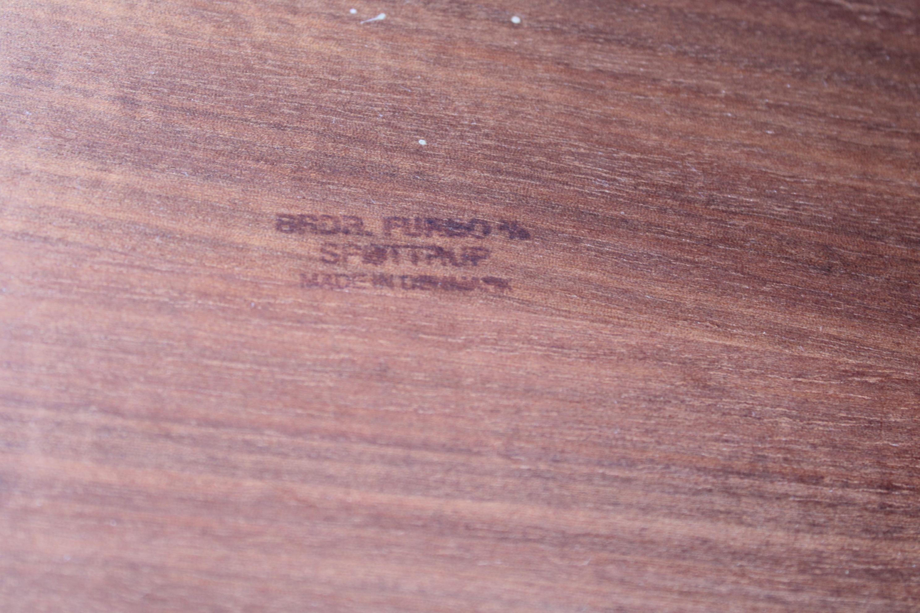 Chariot de service scandinave en teck des années 1970 par Brdr Furbo Spøttrup en vente 4