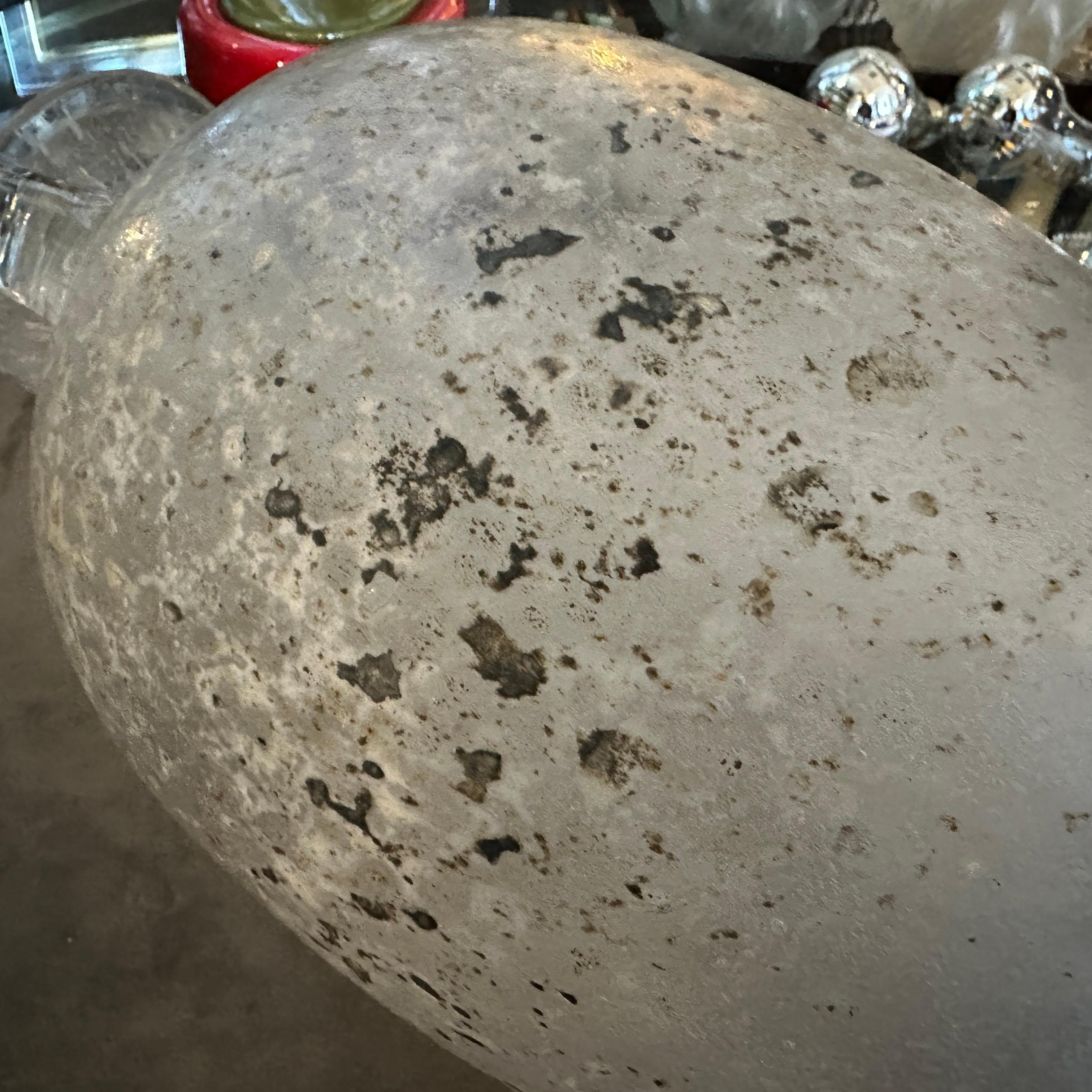 Vaso a forma di anfora alta in vetro di Murano degli anni '70 di Seguso in vendita 6