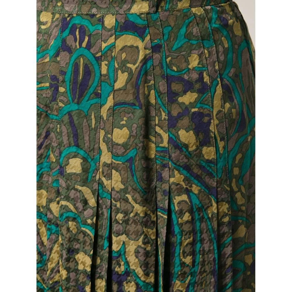 1970s Scherrer Fantasy Silk Skirt In Excellent Condition In Lugo (RA), IT