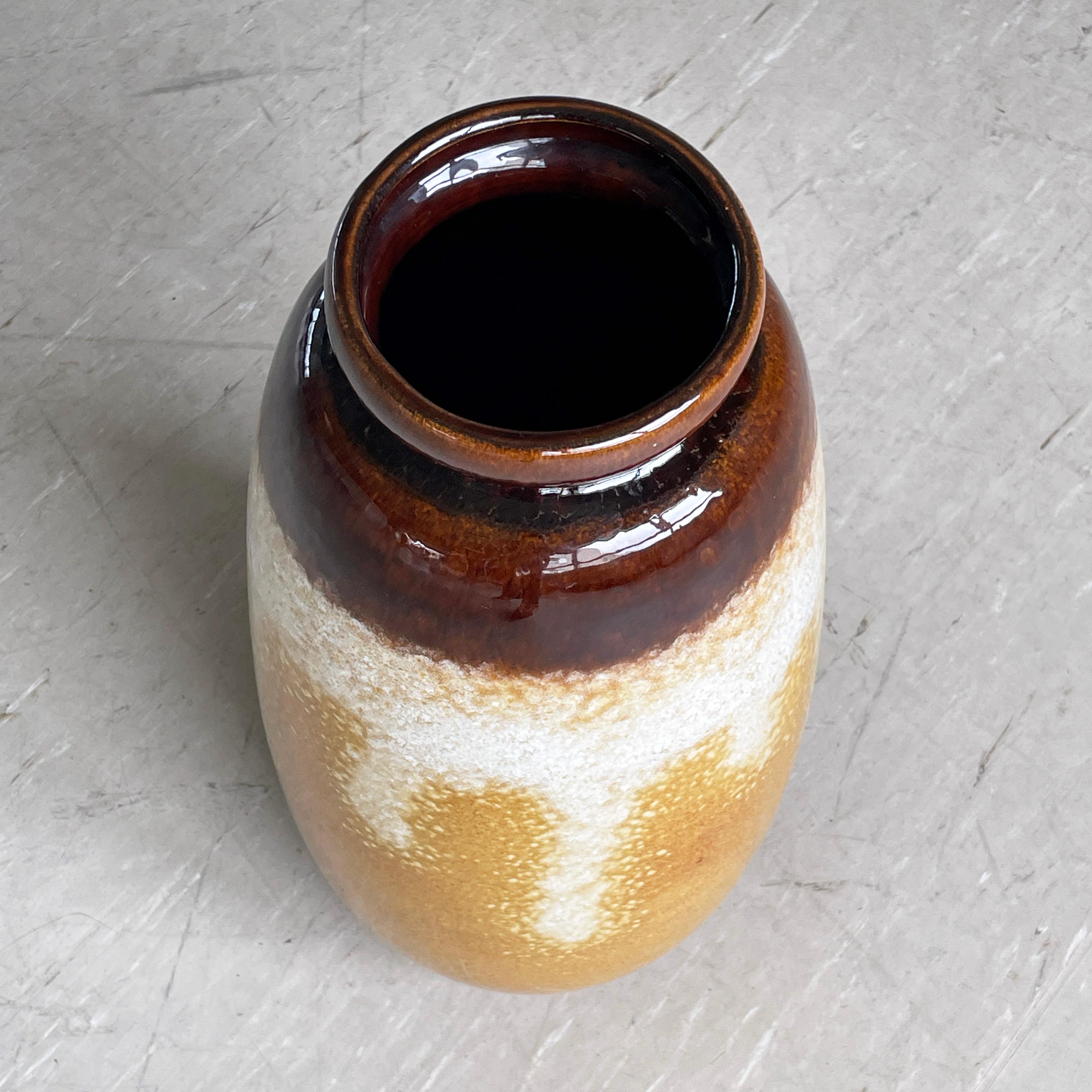 Fine XX secolo Vaso in ceramica Scheurich Keramic Germania Ovest del 1970 284-47 in vendita