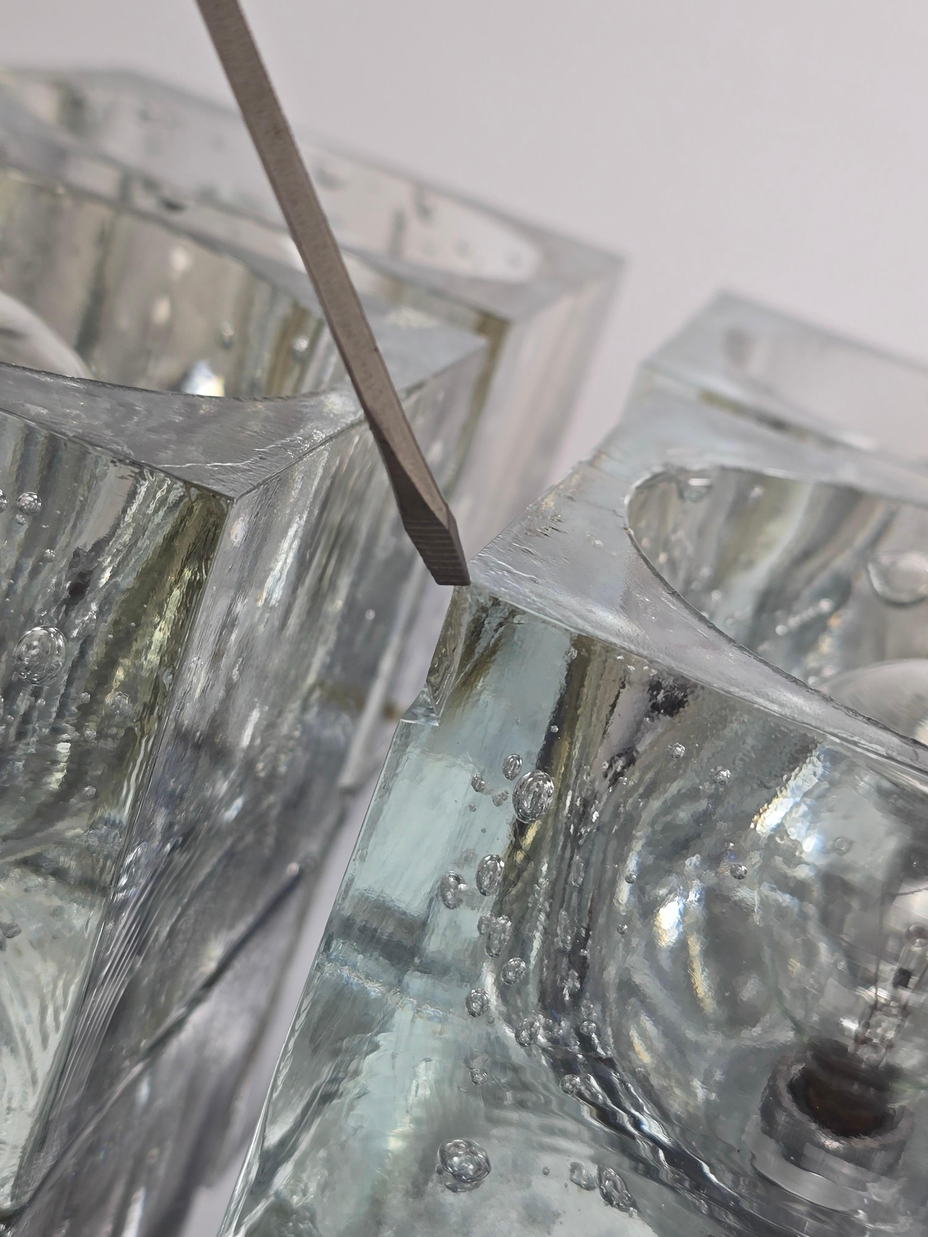 1970s Sciolari Cubic Flush Mount for Lightolier en venta 2