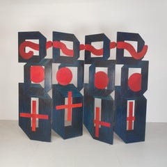 1970s screen by South African artist Cyril Fradan