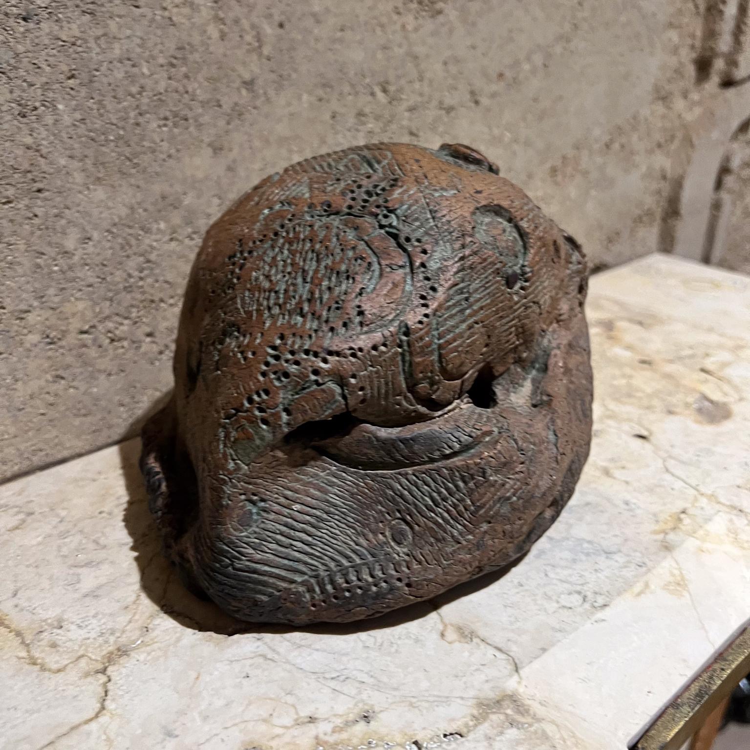 Esfera abstracta escultórica de los años 70 Studio Art Pottery en Bueno estado para la venta en Chula Vista, CA