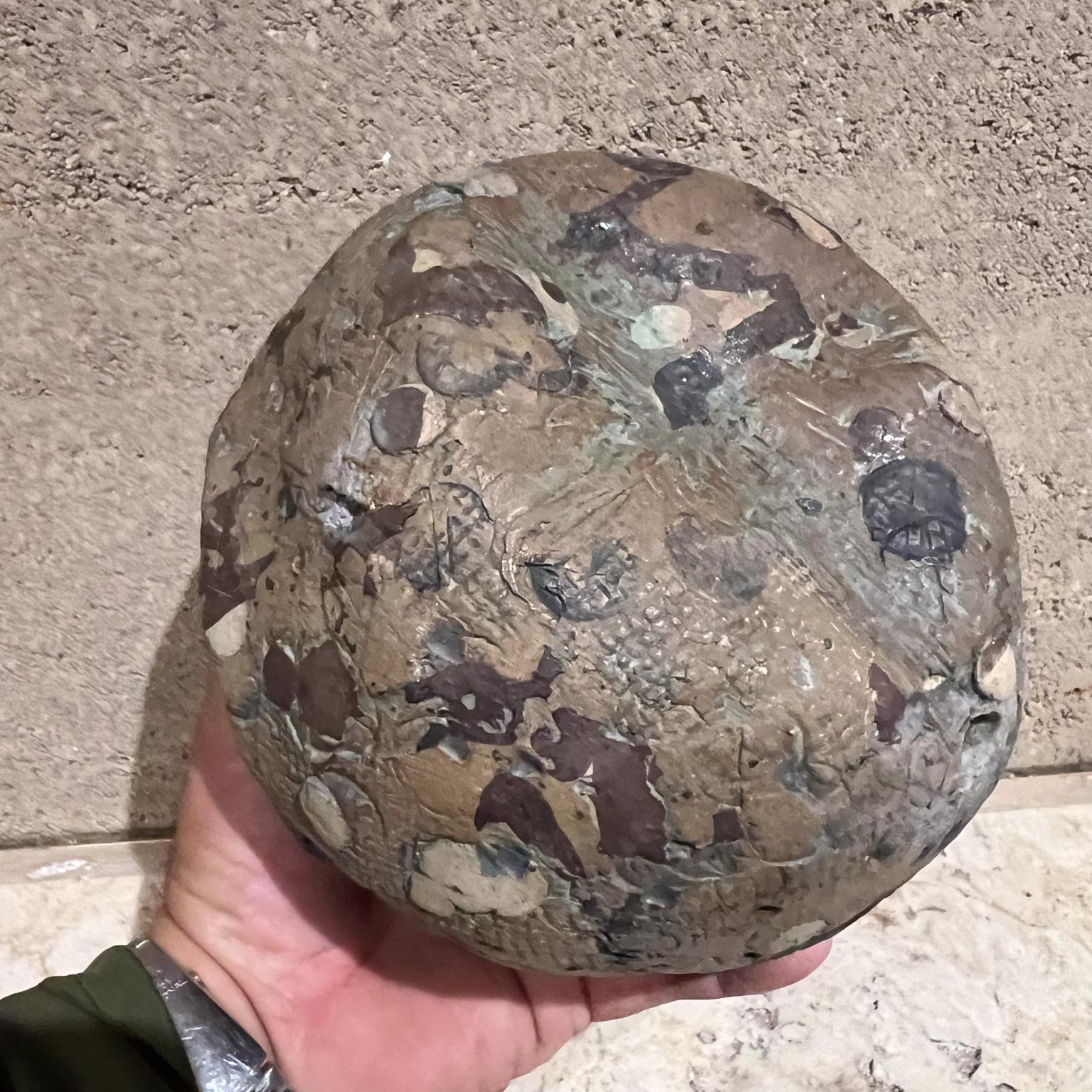1970s Sculptural Art Pottery Abstract Green Sphere For Sale 1