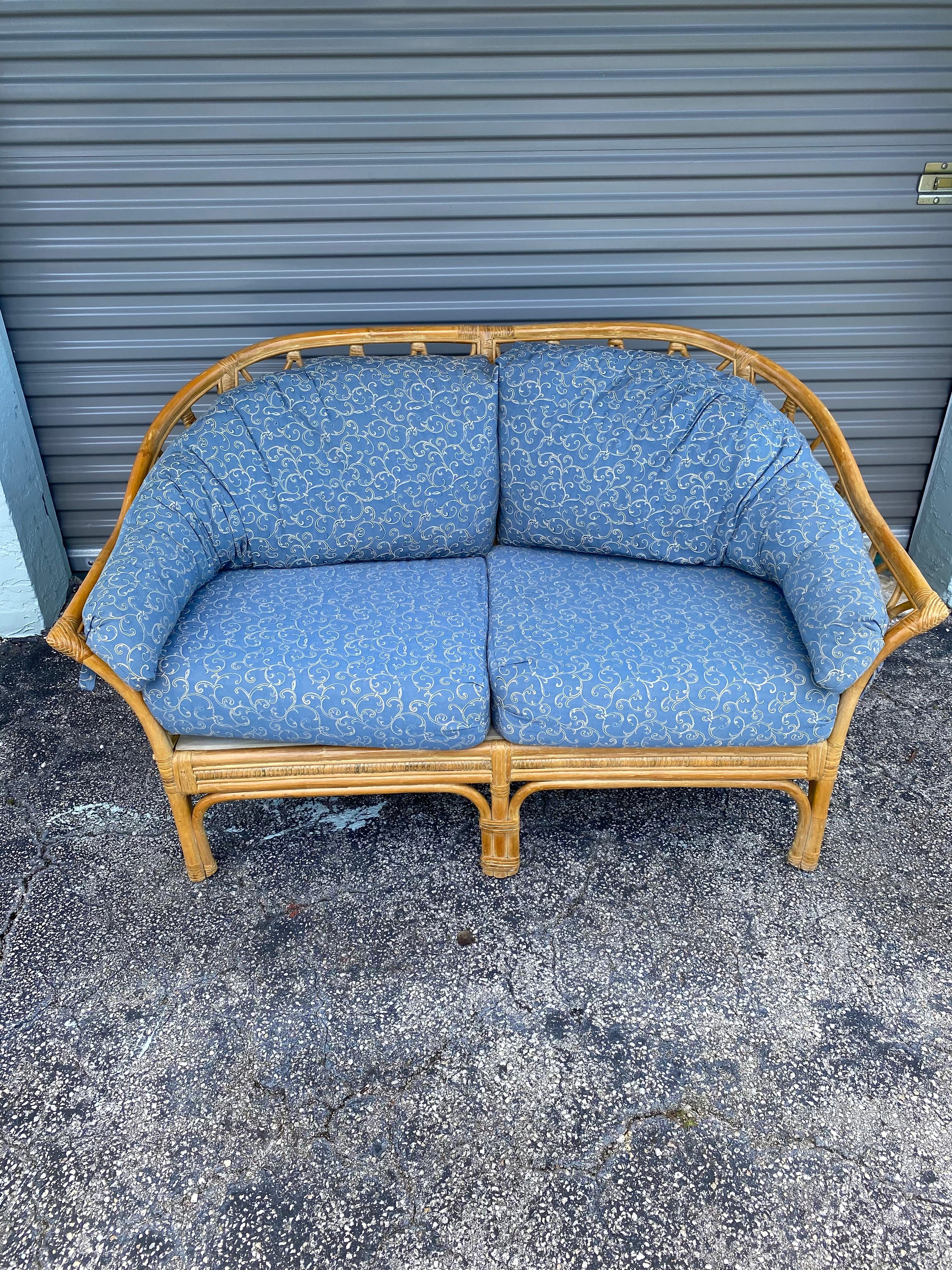 The beautiful rare collection is statement piece which is also extremely comfortable and packed with personality!  Just look at the details and curves on this beauty! Plush denim blue color cushioning and an exceptionally deep seat lend inviting