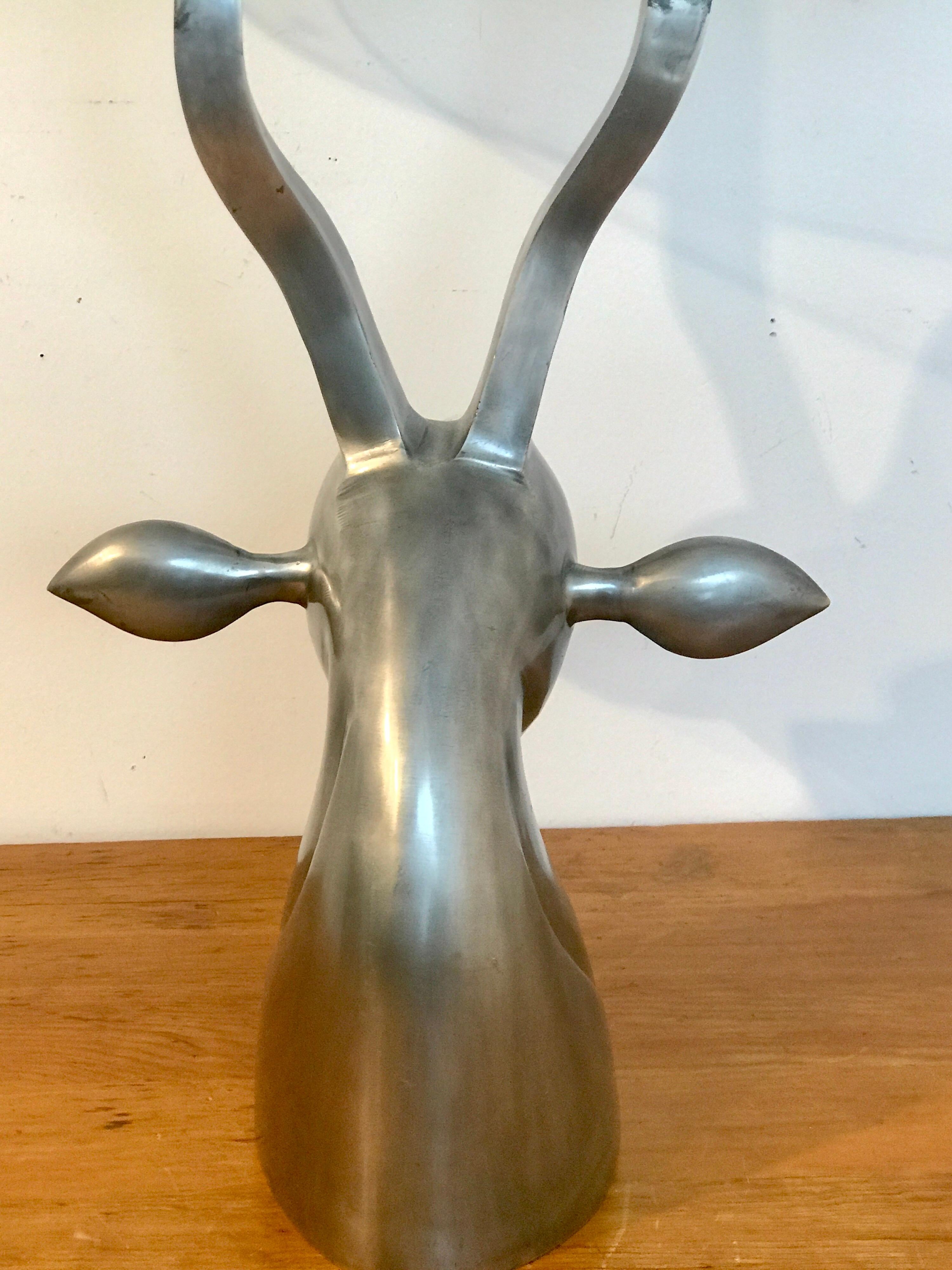 20th Century 1970s Sculptural Ibex Drinks Table, Attributed to Arthur Court 