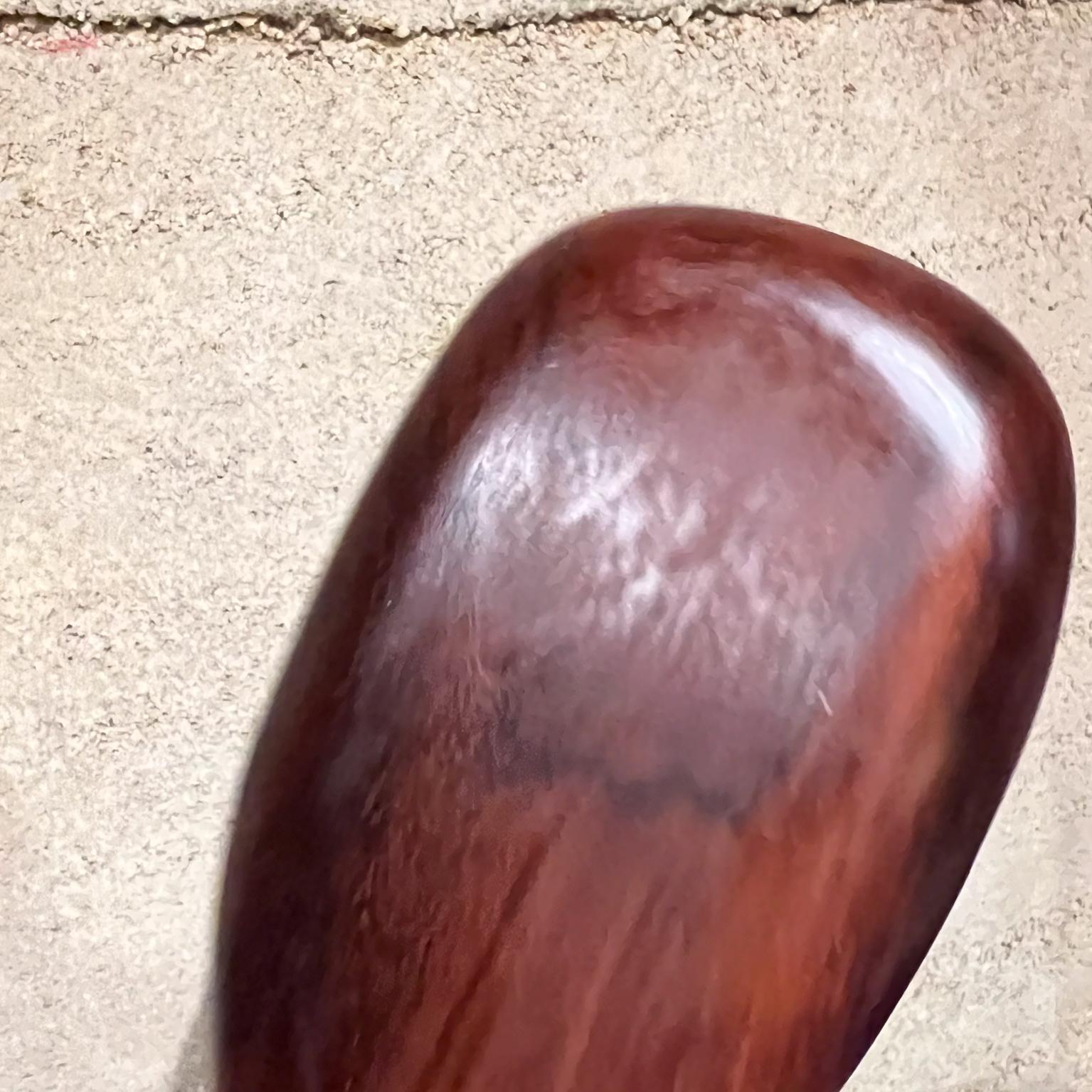 1970s Sculptural Rosewood Serving Tray Cutting Board Paddle For Sale 2