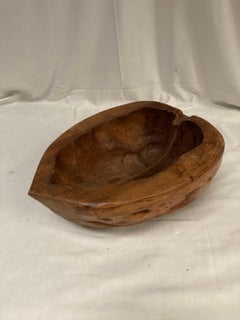1970's Sculptural " nut" bawl signed Géroudet