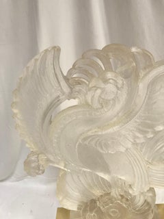 1970's sculptural resin lamp by Roméo Paris