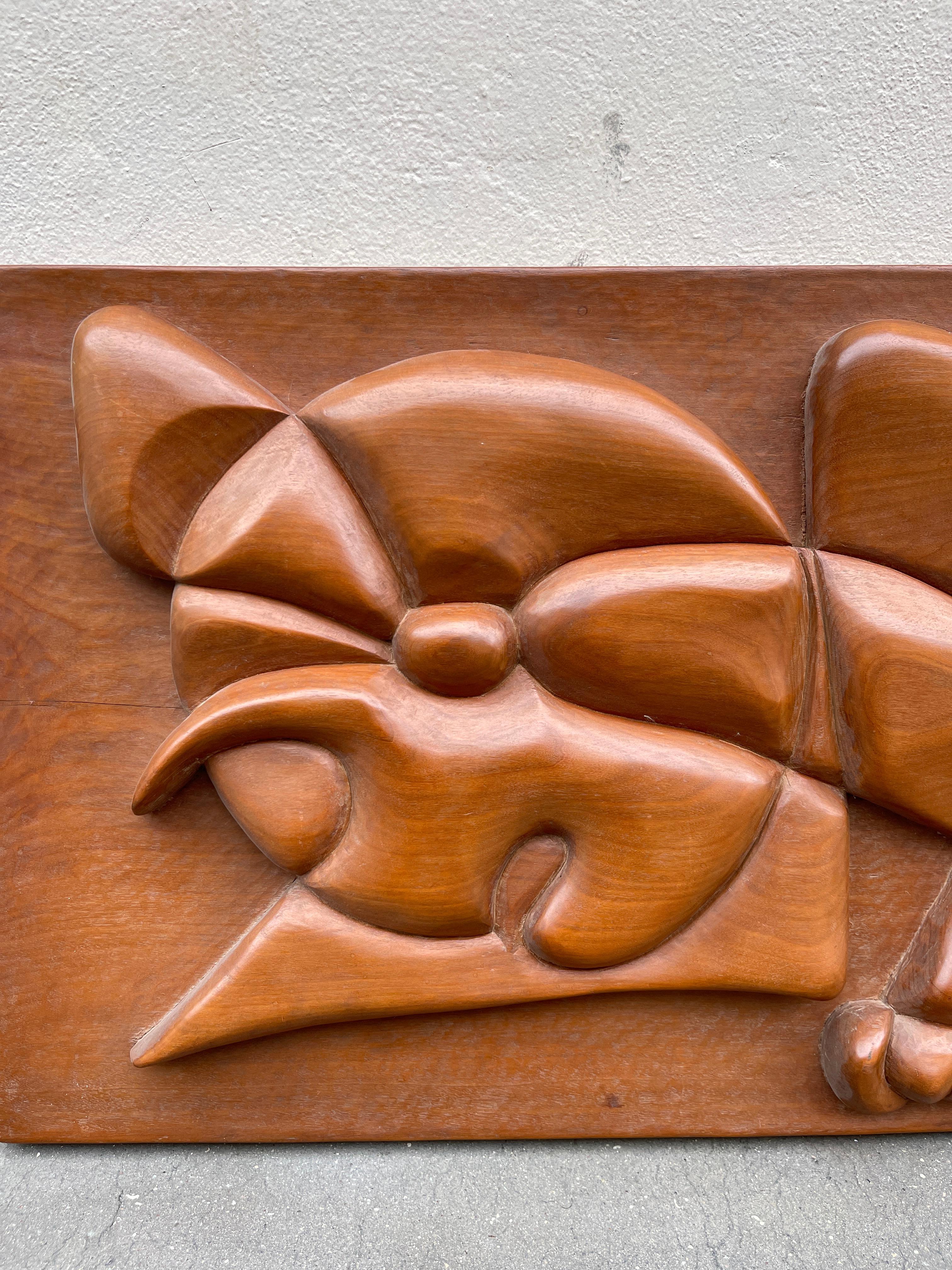 1970's Sculptural wall sculpture by In Good Condition For Sale In Bois-Colombes, FR