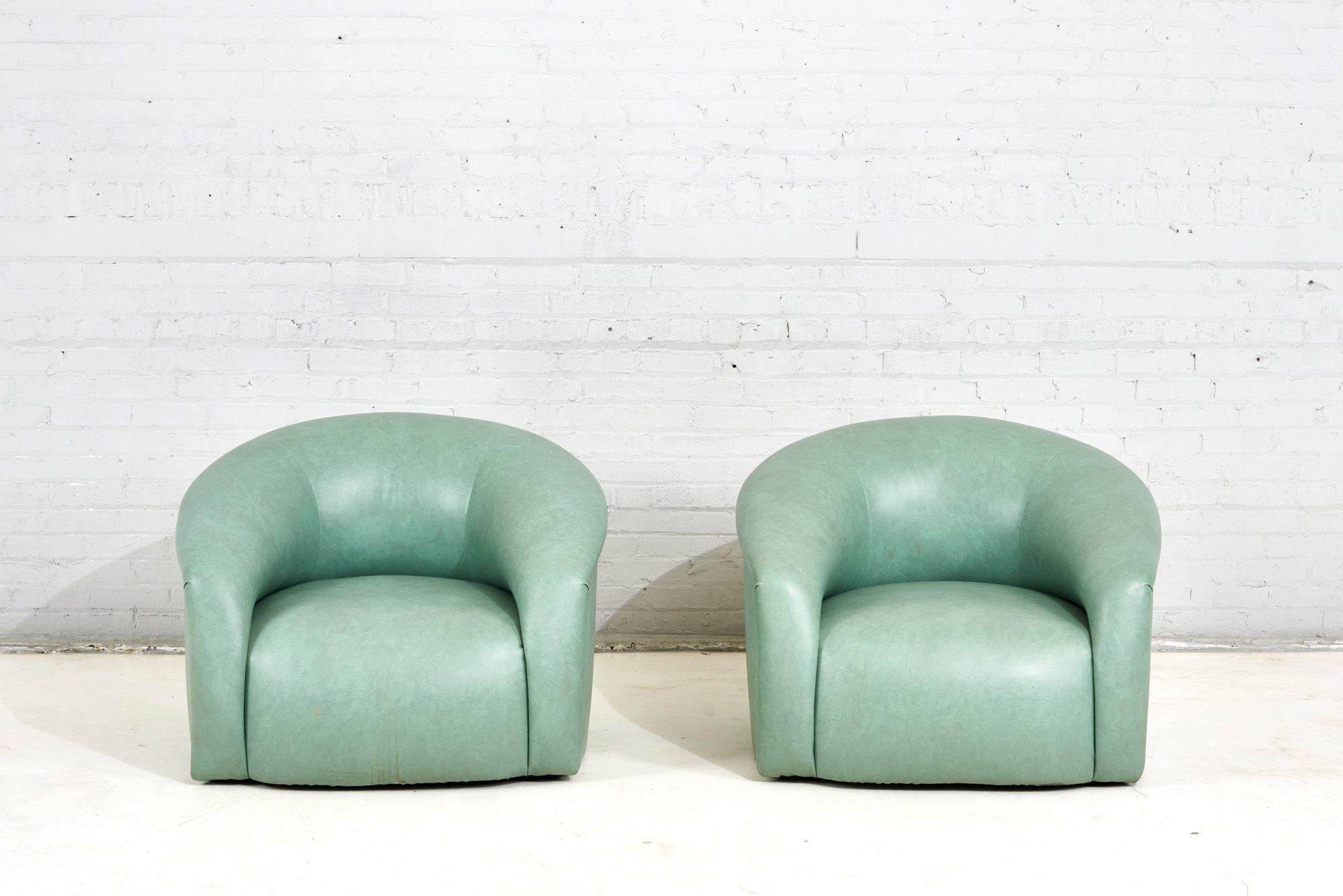Post-Modern 1970s Sally Sirkin Lewis Lounge Chairs For Sale