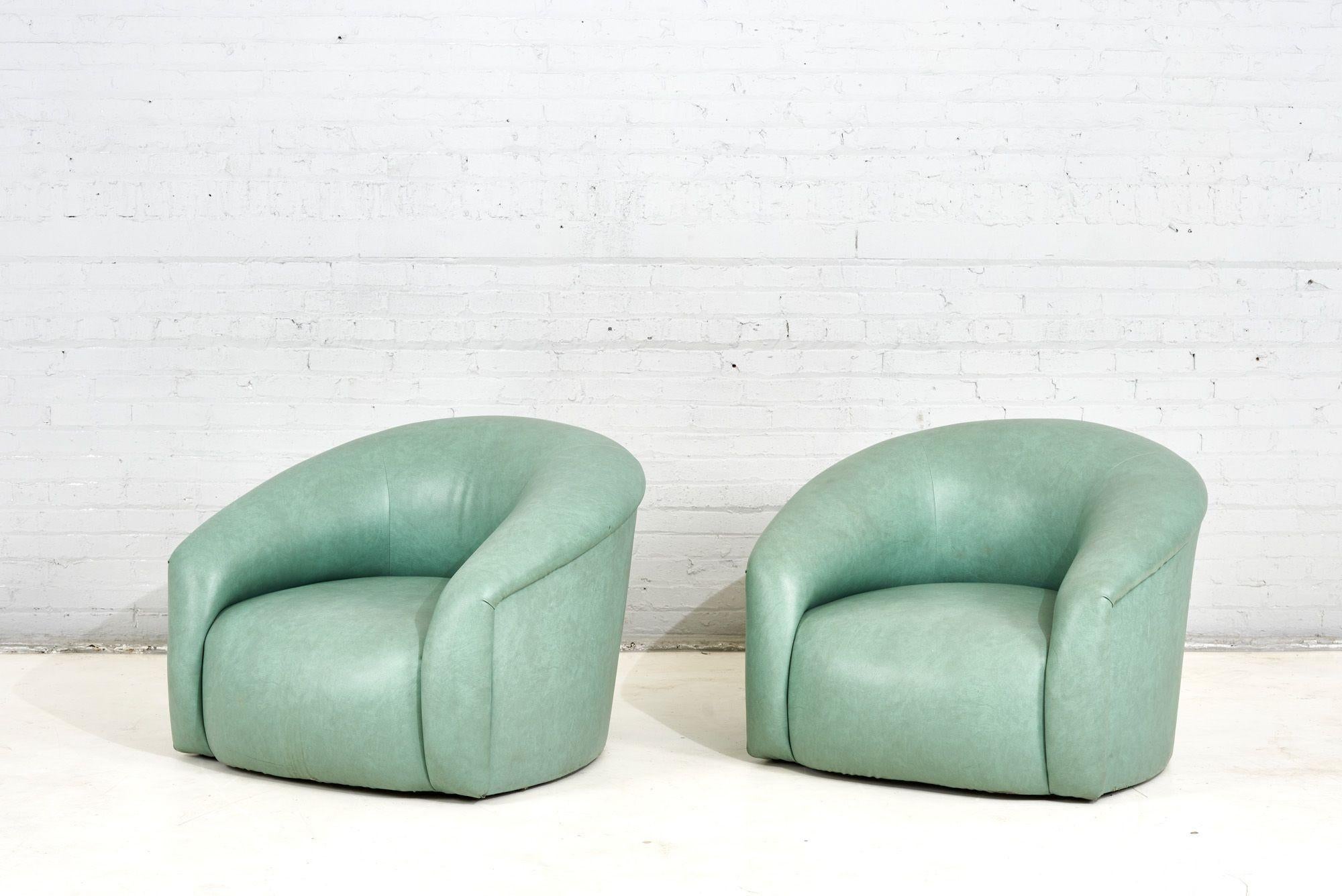 American 1970s Sally Sirkin Lewis Lounge Chairs For Sale