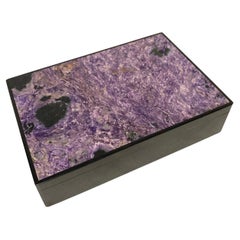 1970 Caja de piedras semipreciosas